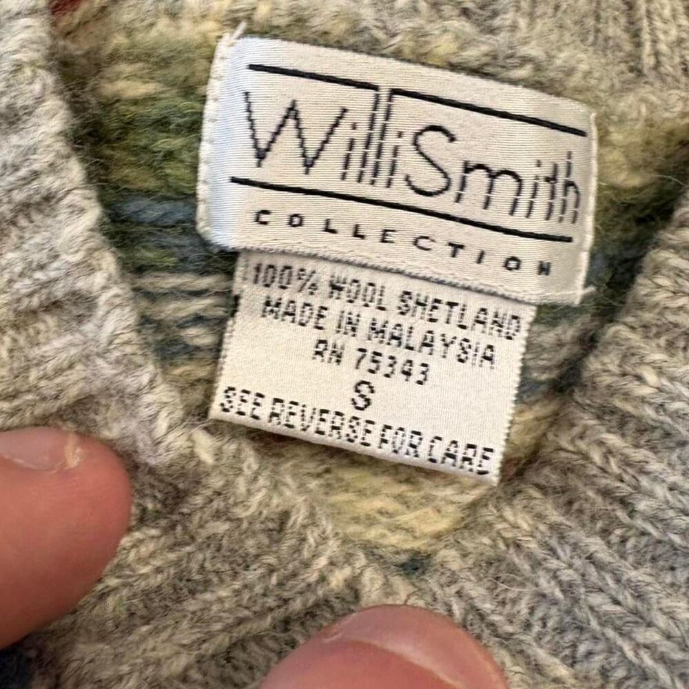 Vintage Womens Wool Knit Sweater SZ S - Picture 2 of 2